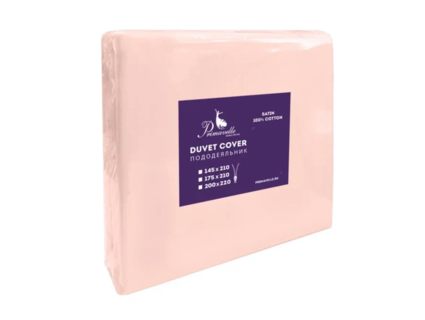 Пододеяльник Primavelle из однотонного сатина (розовый) 499